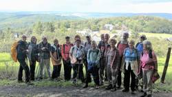 Wandergruppe des Taunusklub Frankfurt-Nied auf dem Schinderhannes-Steig Wandergruppe des Taunusklub Frankfurt-Nied auf dem Schinderhannes-Steig